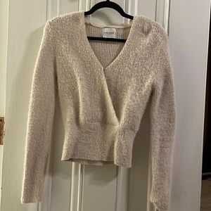 GUC Pink Rose Cream/Off White Sweater Size Medium